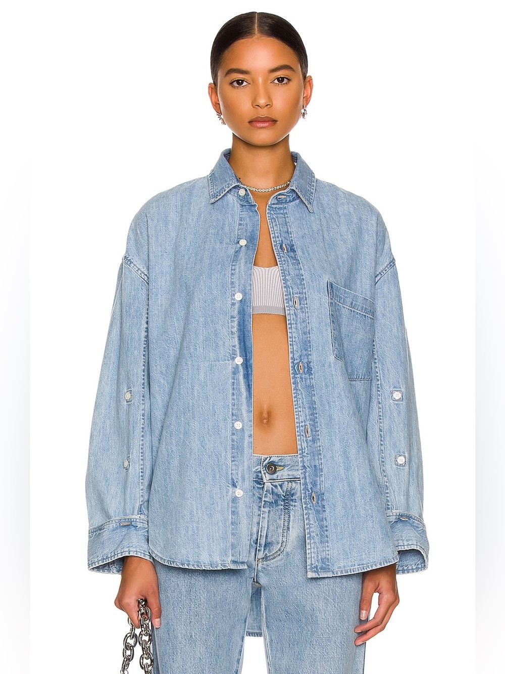 Citizens of Humanity Kayla Denim shirt in Hidden Hills Medium